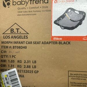 babytrend Black Morph Infant Car Seat Adapter